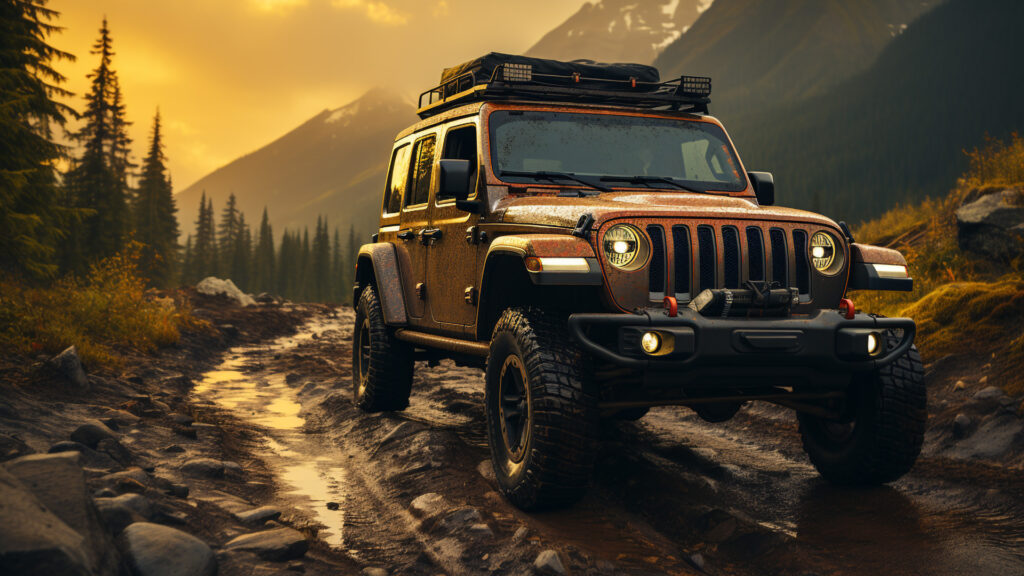 Jeep Wrangler Rubicon Wallpaper - The Rubicon conquering an extreme off-road challenge, showcasing its legendary off-road prowess and durability.