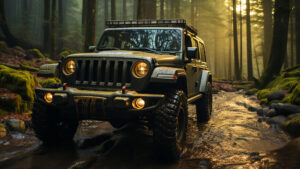 Jeep Wrangler Willys Edition Wallpaper - The Wrangler navigating through rugged terrain, highlighting its off-road prowess and adventurous spirit.