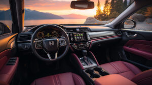 Honda Accord Interior Wallpaper - A view of the spacious and comfortable interior design, showcasing the blend of style and comfort in the Accord.