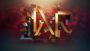 Dope Wallpaper - Abstract Letter Art: An artistic fusion of letters and typography, perfect for those who appreciate the beauty of creative design through text.