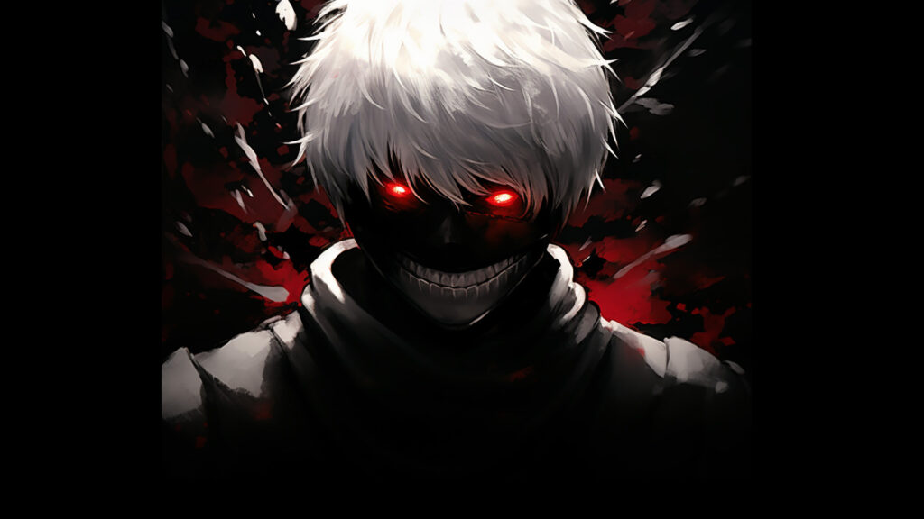 Free Dope Wallpaper of Ken Kaneki from Tokyo Ghoul